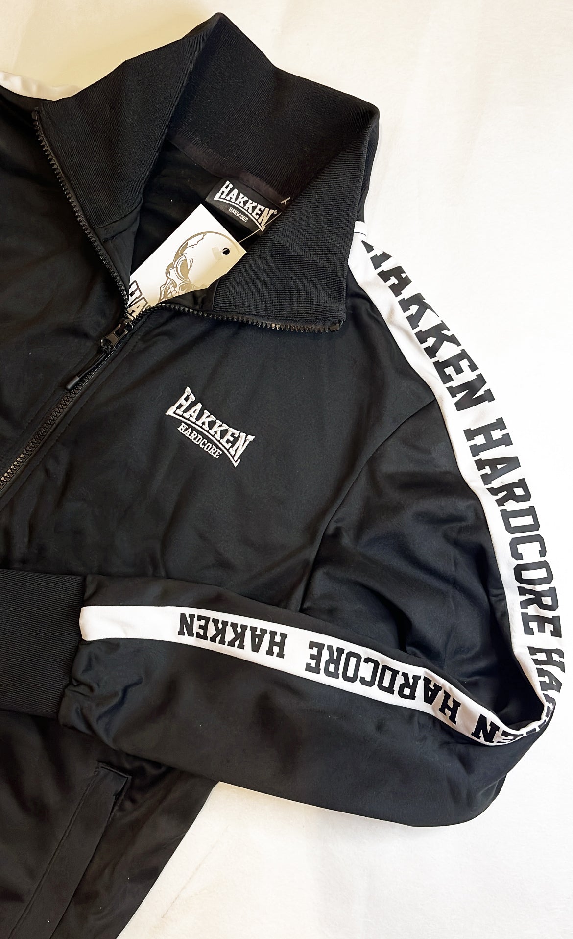 TRACKSUIT JACKET HAKKEN BK/WH