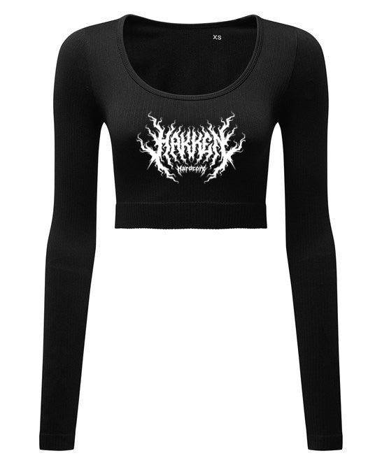 CROP TOP LONG SLEEVE HAKKEN METAL HC