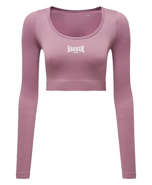 CROP TOP LONG SLEEVE HAKKEN CLASSIC PINK