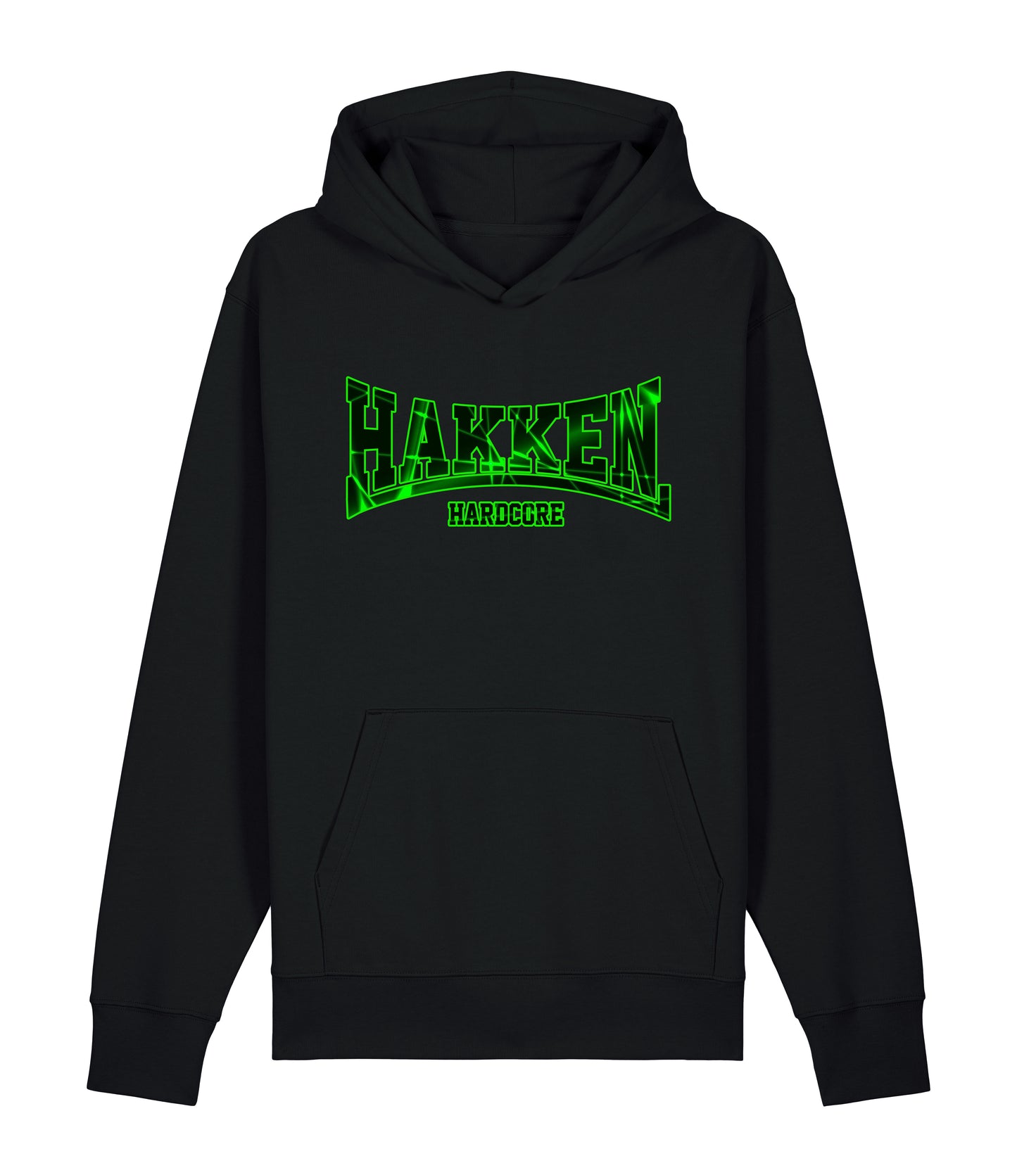 HOODIE HAKKEN LASER GREEN