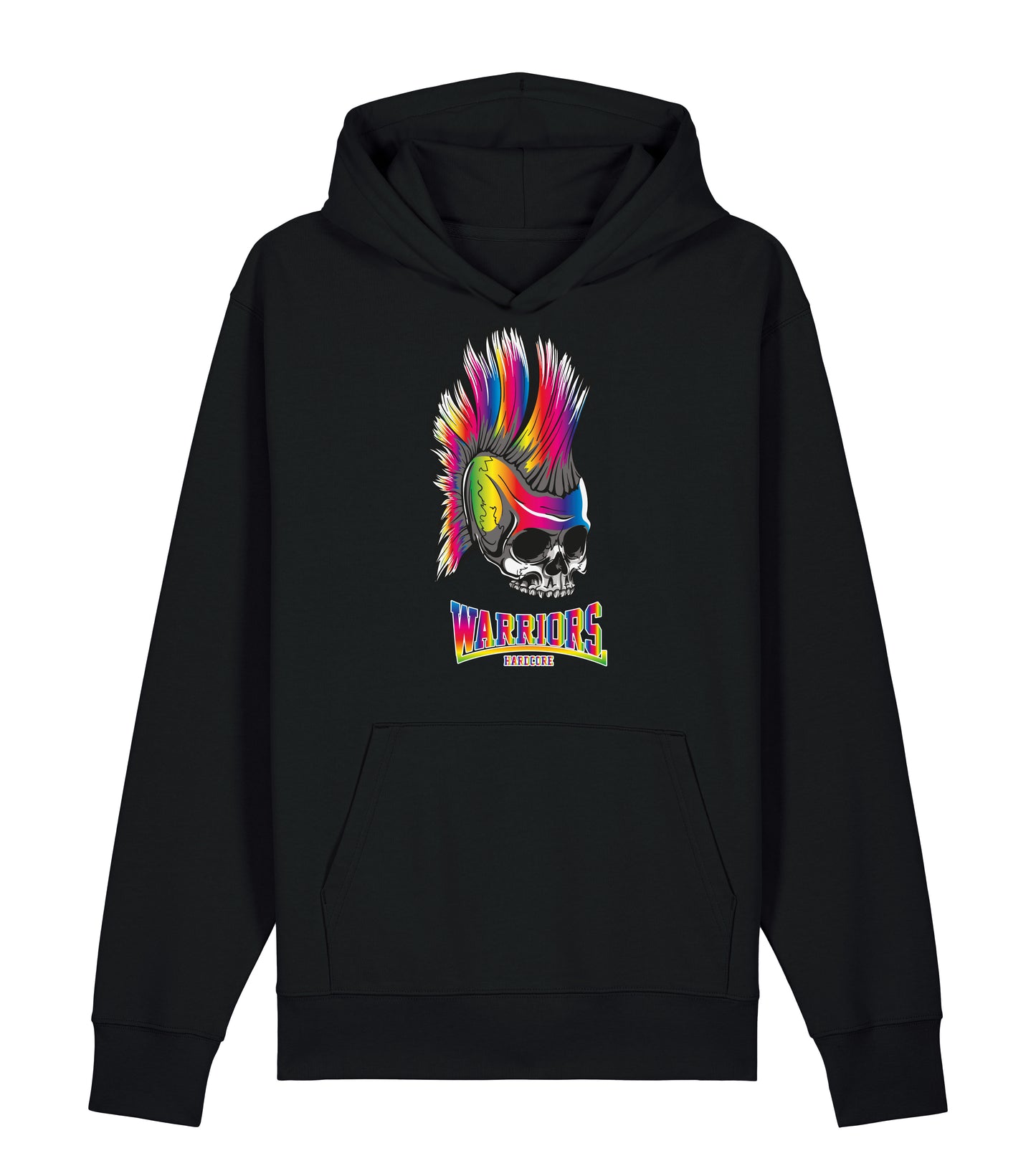 HOODIE HAKKEN WARRIORS SKULL RIANBOW