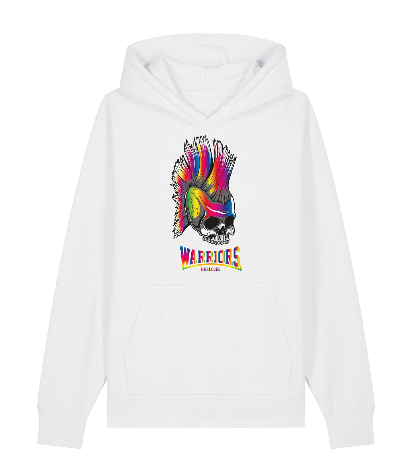 HOODIE HAKKEN WARRIORS SKULL RIANBOW