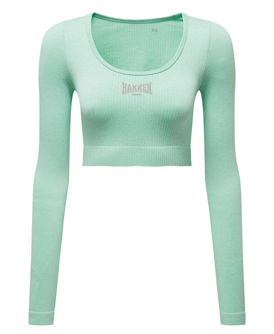 CROP TOP LONG SLEEVE HAKKEN CLASSIC MARINA