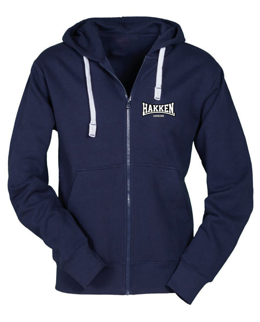 HOODIE HAKKEN ZIP NAVY