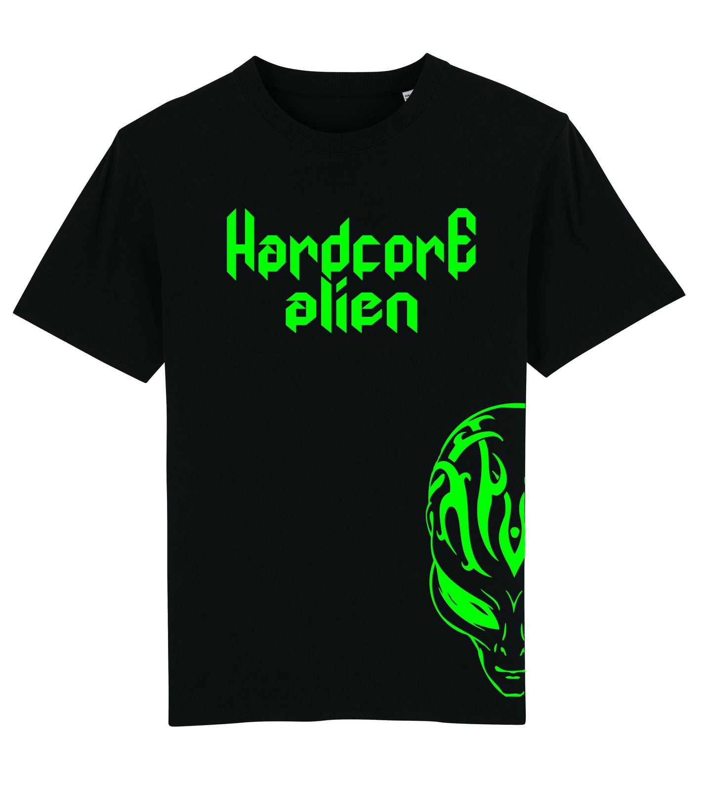 t-shirt hakken hardcore gabber  alien space trip