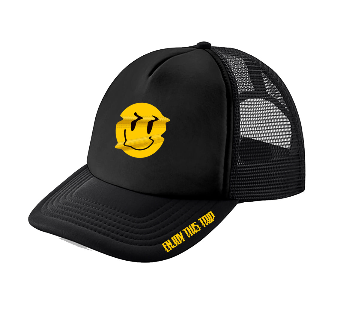 HAKKEN TRUCKER HAT SMILE Yellow